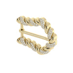 Load image into Gallery viewer, Elegant Diamond Design Hat Buckle – No Horse & Rider