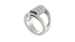 Load image into Gallery viewer, Elegance Barrel Ring - Diamond in Barrel