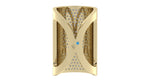 Load image into Gallery viewer, Scarf Barrel Ring with Pave Diamonds