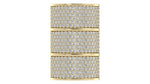 Load image into Gallery viewer, Scarf Barrel Ring with Pave Diamonds