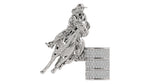 Load image into Gallery viewer, Elegant Barrel Rider White Diamond Hat Pin