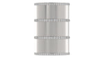 Load image into Gallery viewer, Scarf Ring with Rib and Rim Diamond