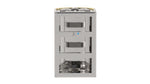 Load image into Gallery viewer, Barrel Motif Belt Keeper – Silver, Gold & Diamond Accent