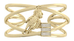 Load image into Gallery viewer, Criss Cross Horse Racer & Diamond Barrel Wide Cuff