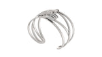 Load image into Gallery viewer, Criss Cross Horse Racer with Diamond Rims Barrel Wide Cuff