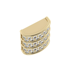 Load image into Gallery viewer, Mini Barrel Diamond Pave component
