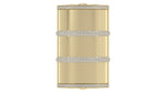 Load image into Gallery viewer, Barrel Belt Keeper with Diamond on Rims