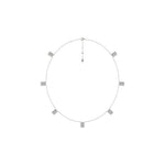 Load image into Gallery viewer, Mini Horizontal Barrel Diamond Station Necklace