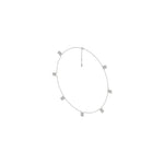 Load image into Gallery viewer, Mini Horizontal Barrel Diamond Station Necklace