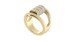 Load image into Gallery viewer, Elegance Barrel Ring - Diamond in Barrel