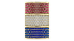 Load image into Gallery viewer, Scarf ring with Ruby, diamond, sapphire