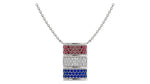 Load image into Gallery viewer, Reversible Gemstone Barrel Necklace