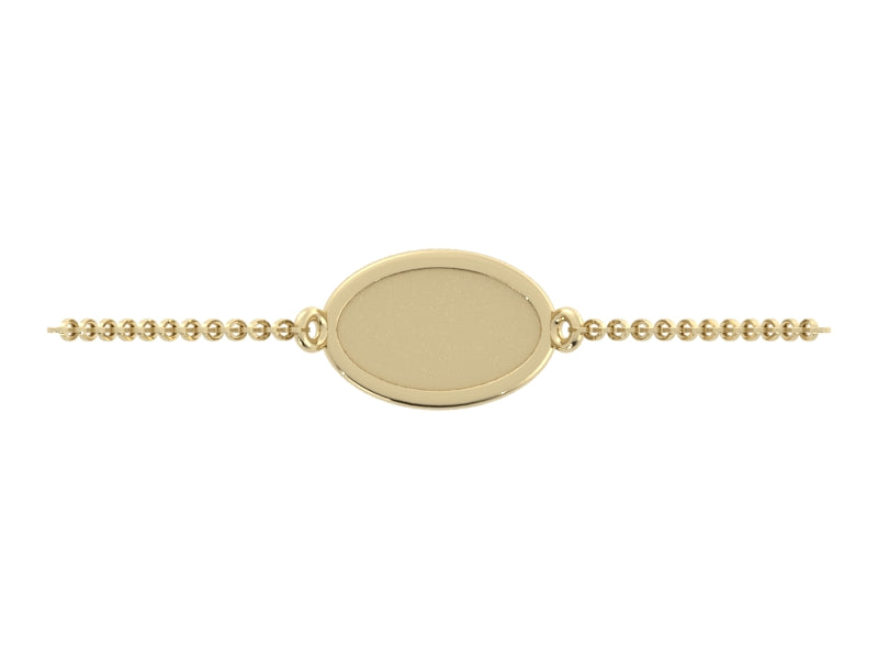 Reversible Diamond Barrel Necklace in Yellow Gold