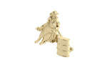 Load image into Gallery viewer, Classic Barrel Rider Hat Pin – Plain Finish