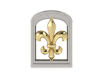 Load image into Gallery viewer, Barrel True Two-Tone Diamond Hatband Keeper
