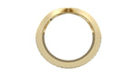 Load image into Gallery viewer, Yellow Scarf Ring with Rib and Rim Diamond
