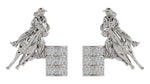 Load image into Gallery viewer, Elegant Diamond Barrel Racer Studs