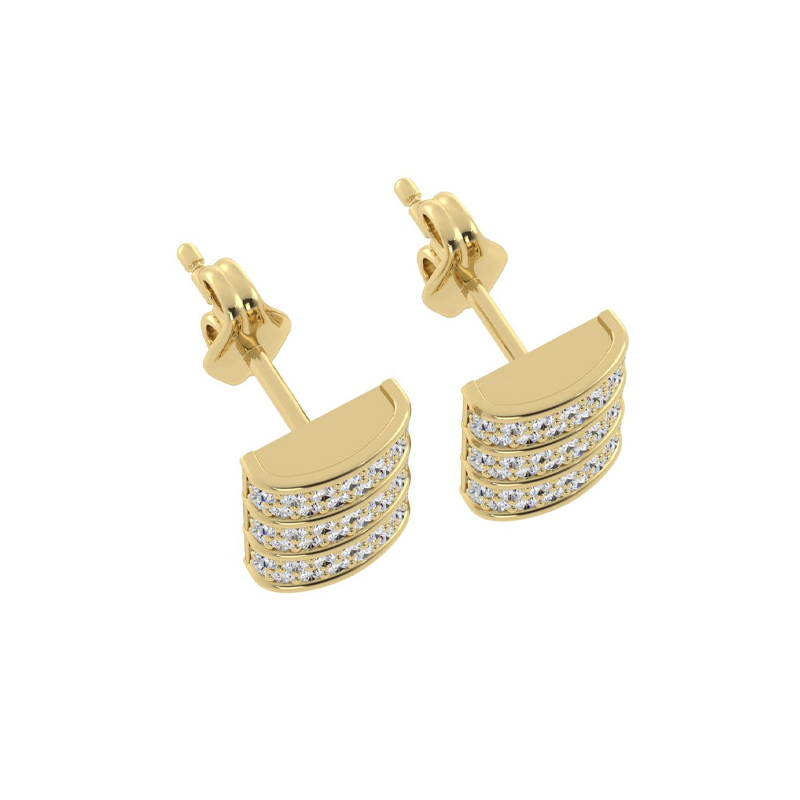 Twilight Sparkle: Mini Barrel Diamond Stud
