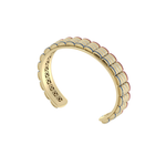 Load image into Gallery viewer, Barrel Ruby, Diamond &amp; Sapphire Accent Cuff
