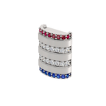 Load image into Gallery viewer, Mini Barrel Accent Component with Ruby, Diamond &amp; Sapphire

