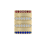 Load image into Gallery viewer, Mini Barrel Accent Component with Ruby, Diamond &amp; Sapphire
