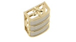Load image into Gallery viewer, Barrel Pavé Diamond Belt Keeper