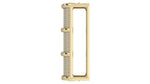 Load image into Gallery viewer, Barrel Pavé Diamond Belt Keeper