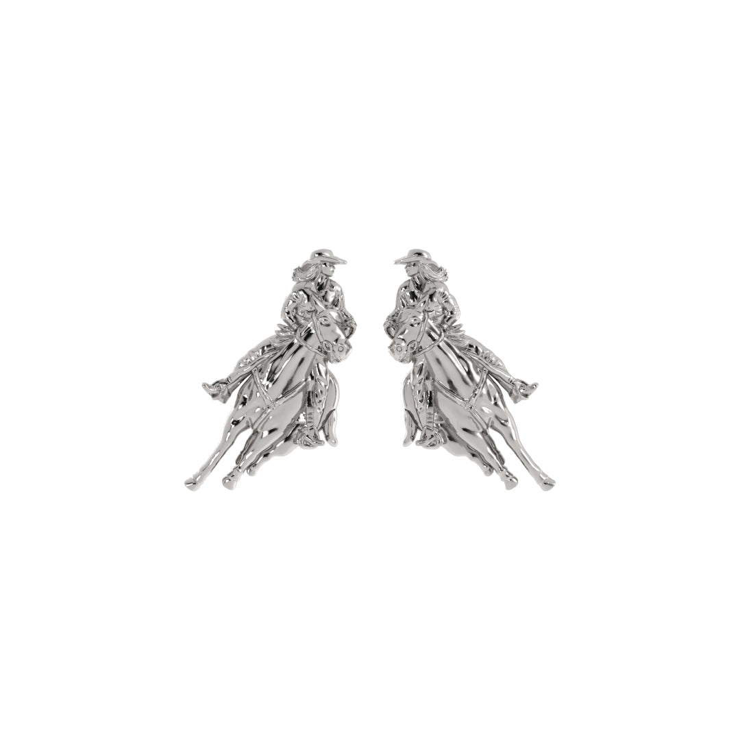 Classic plain Barrel Racer Earrings