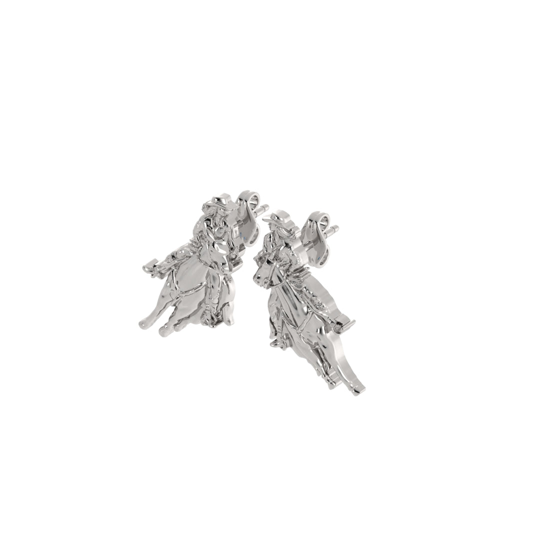 Classic plain Barrel Racer Earrings