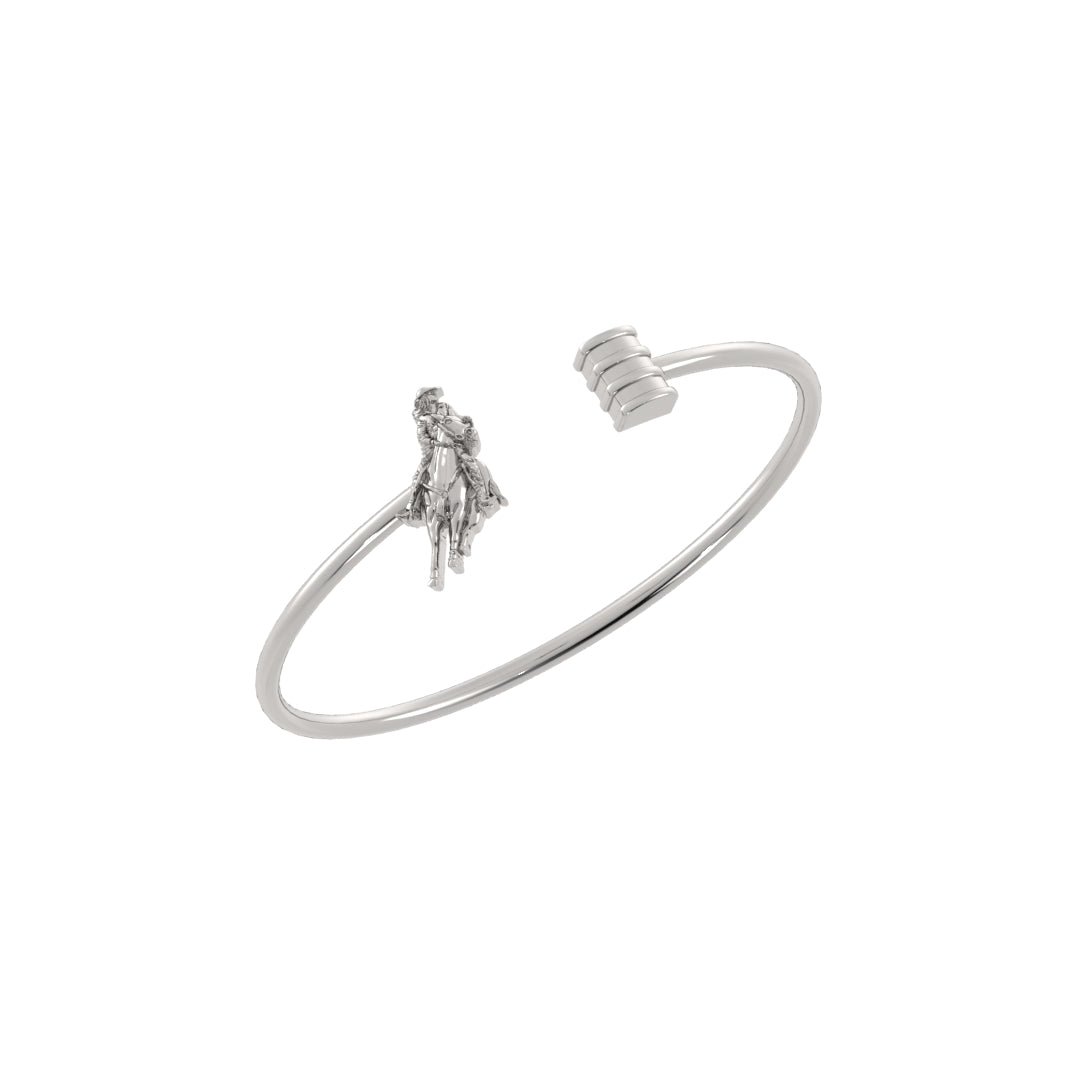 Horse Rider Plain Barrel Cuff