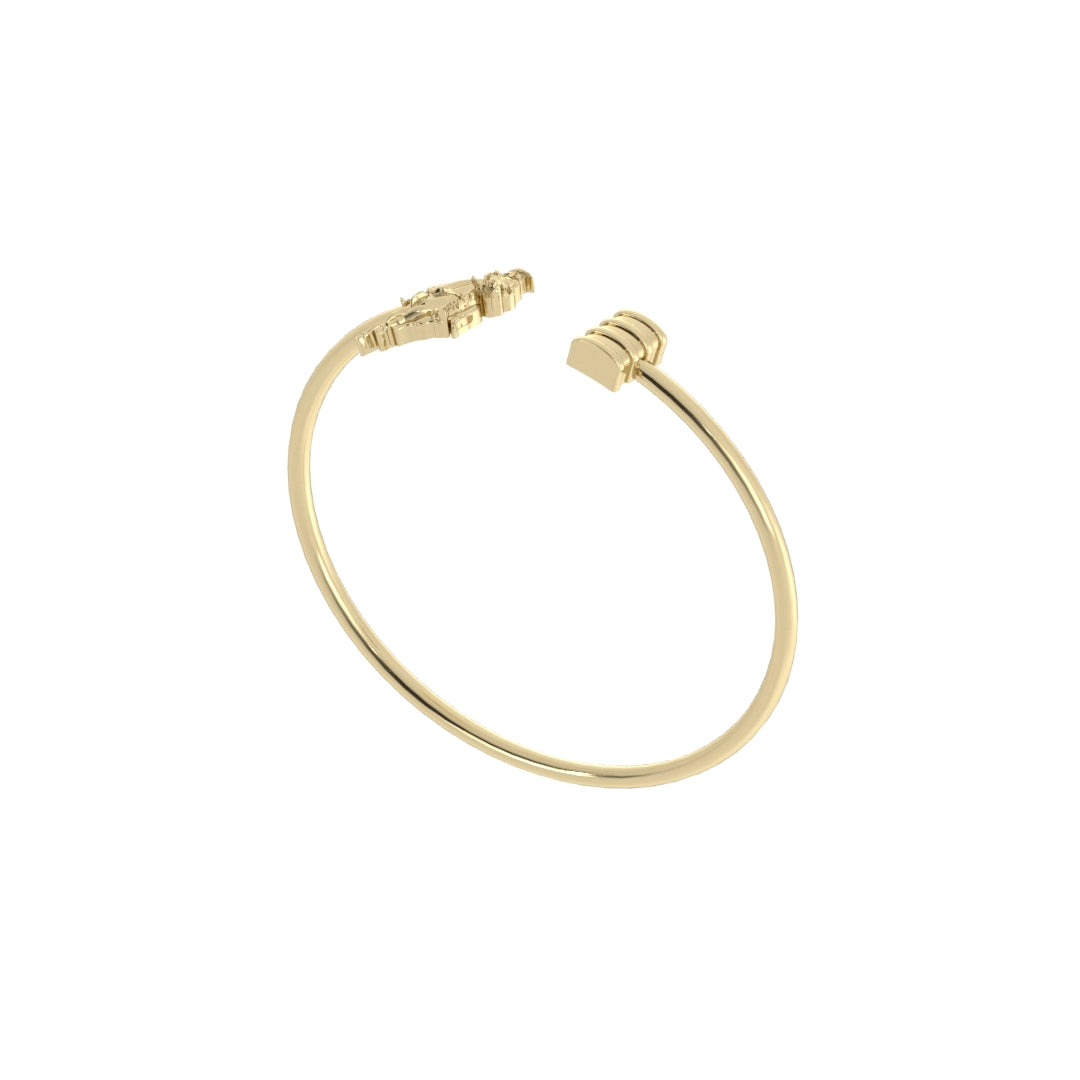 Horse Rider Plain Barrel Cuff