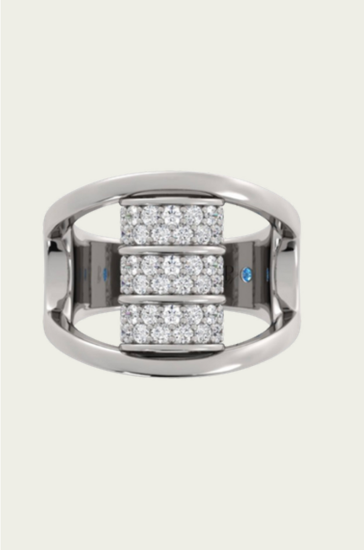 Barrrel Diamond Ring