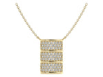 Load image into Gallery viewer, Reversible Diamond Barrel Necklace