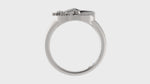 Load and play video in Gallery viewer, Horseshoe Boot Ring – Pave Diamonds