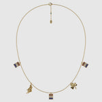 Load and play video in Gallery viewer, Barrel, Leaf &amp; Rider Charm Necklace