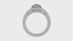 Load and play video in Gallery viewer, Elegance Barrel Ring - Diamond in Barrel
