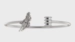 Load and play video in Gallery viewer, Barrel Racer with Diamond Rims on Thin Barrel Cuff