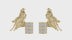 Load and play video in Gallery viewer, Elegant Diamond Barrel Racer Studs