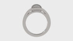Load and play video in Gallery viewer, Barrel Ruby, diamond, sapphire ring