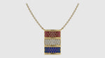 Load and play video in Gallery viewer, Reversible Gemstone Barrel Necklace